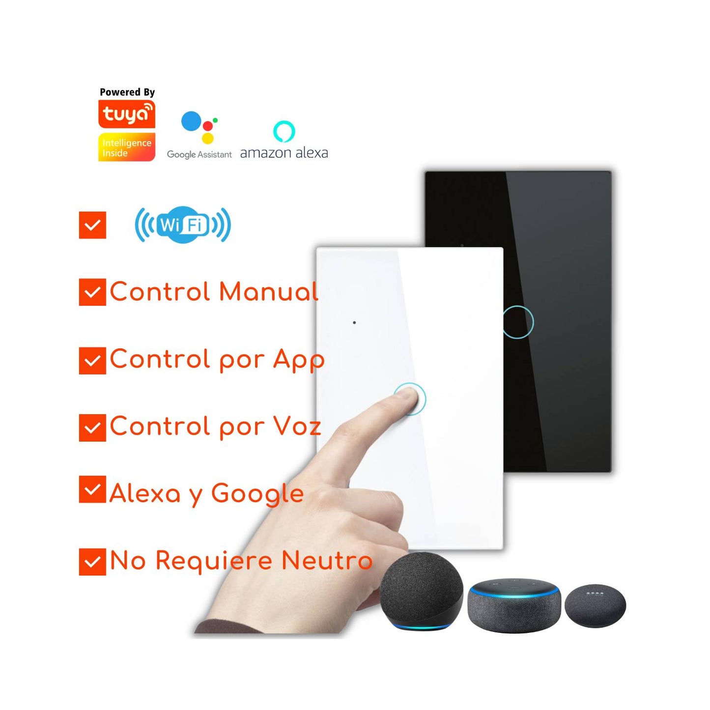 Interruptor WiFi Inteligente Touch