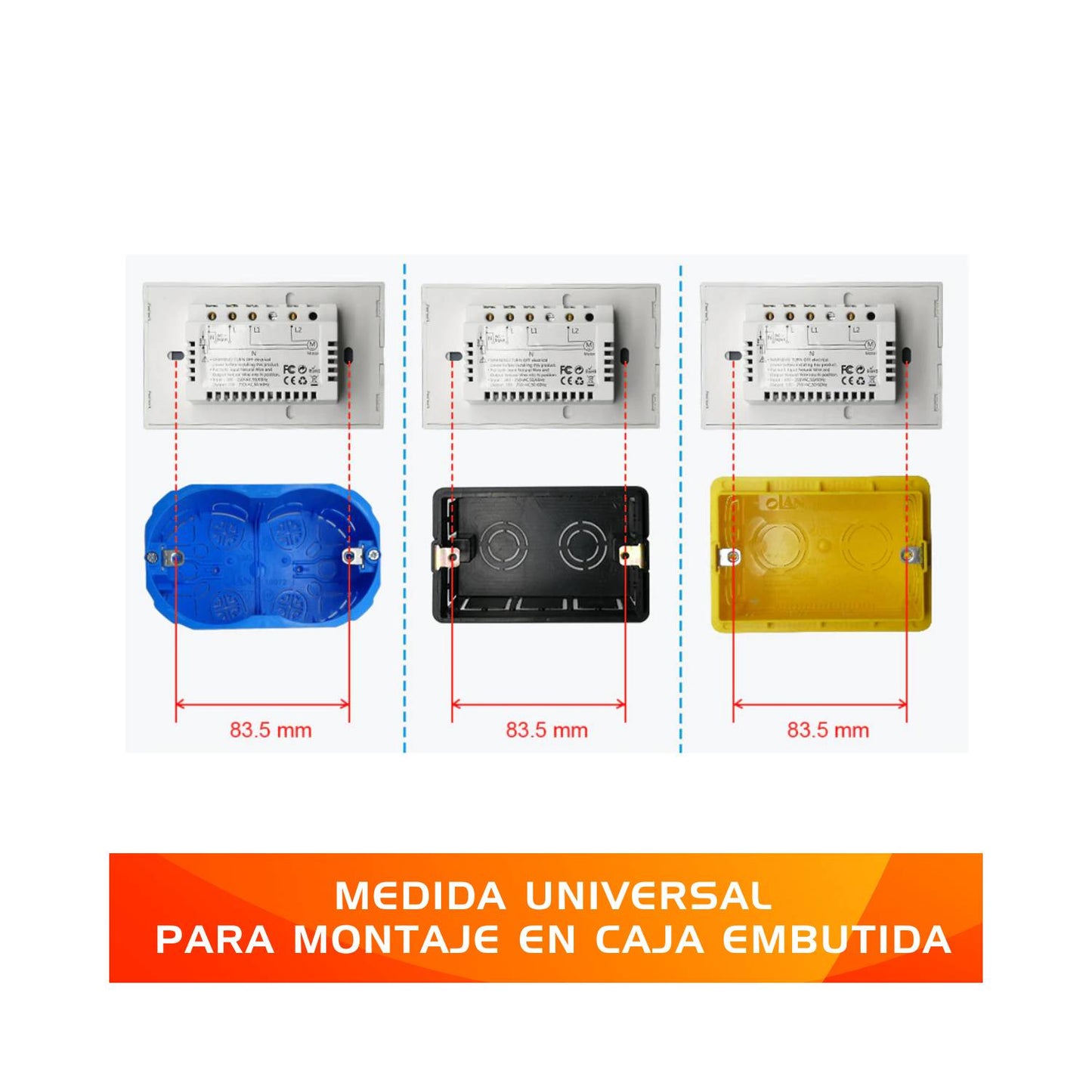 Interruptor WiFi Inteligente Touch