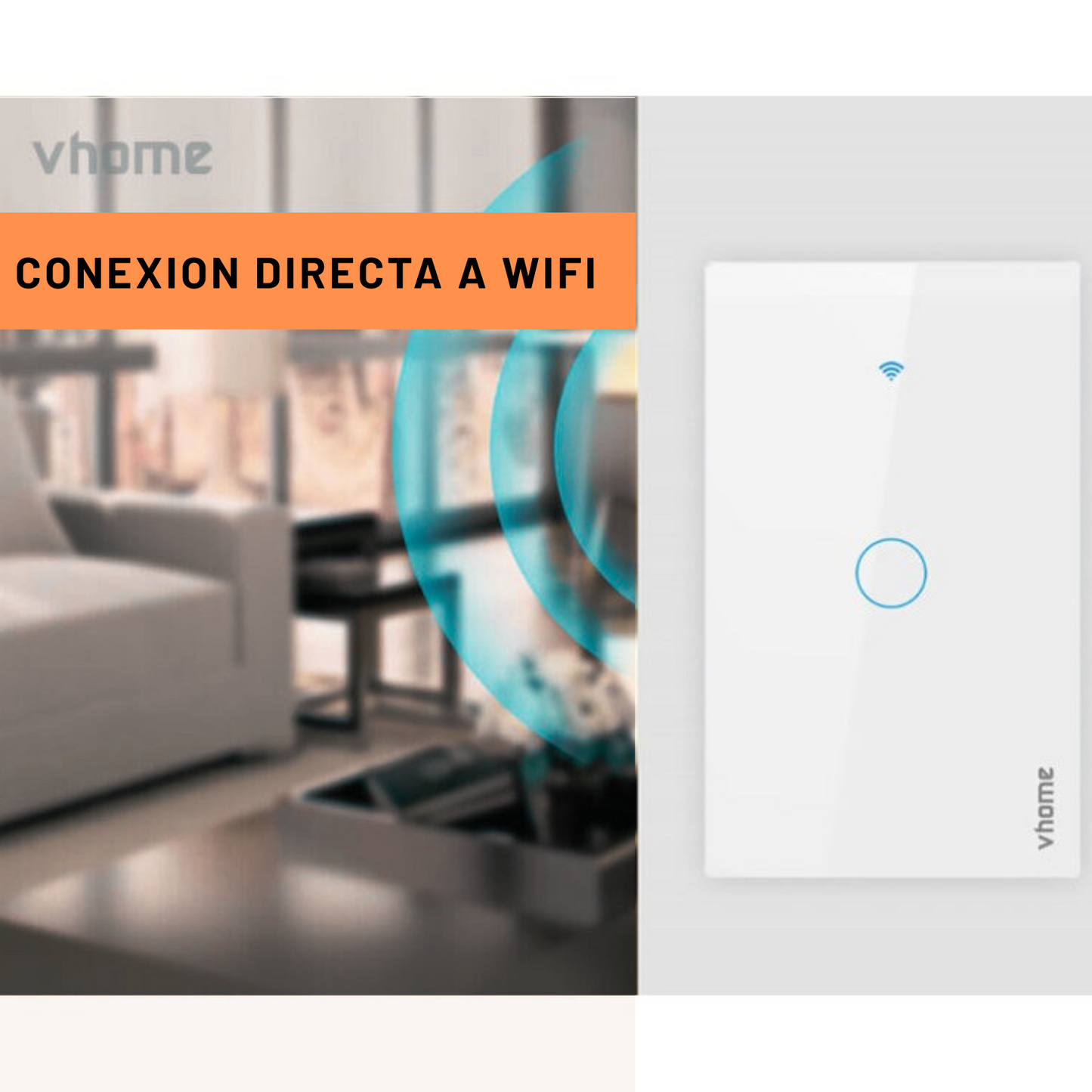 Interruptor WiFi Inteligente Touch