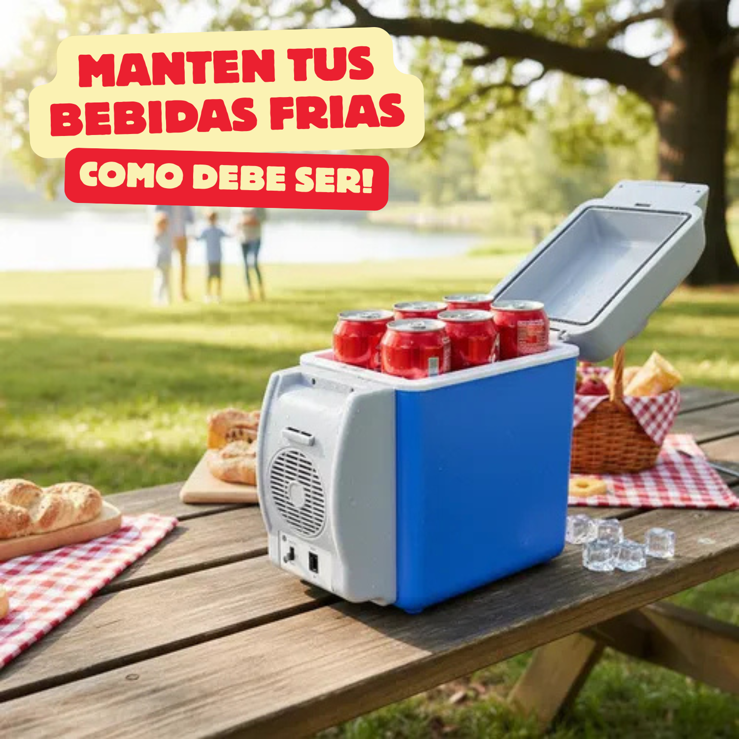 Refrigerador Portátil para auto de 12 V / ¡¡¡Tu mejor compañero, donde sea que vayas!!!