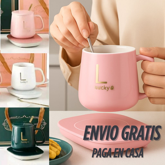 Taza Con Calentador Eléctrico